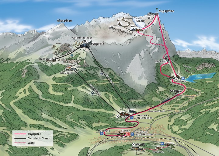 u¨berleger-zeichnung-vektor-garmisch-panorama-sommer-RZ-DINA3-60